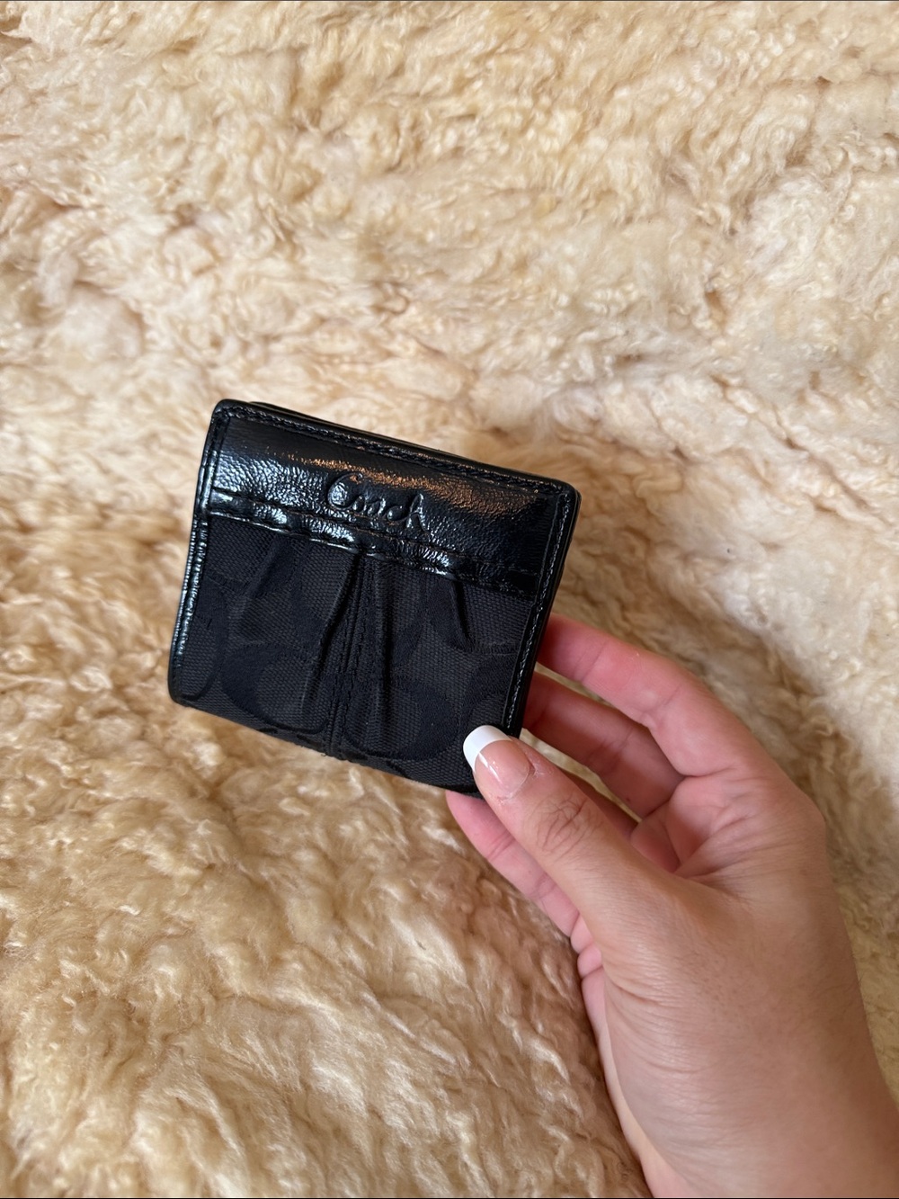 Y2K Coach compact wallet
